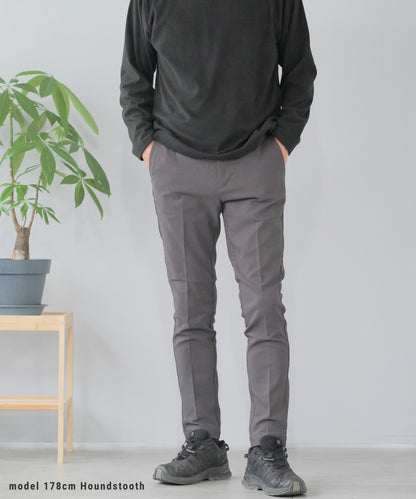 [AWC] 裏起毛 スリム チノ トラウザー パンツ