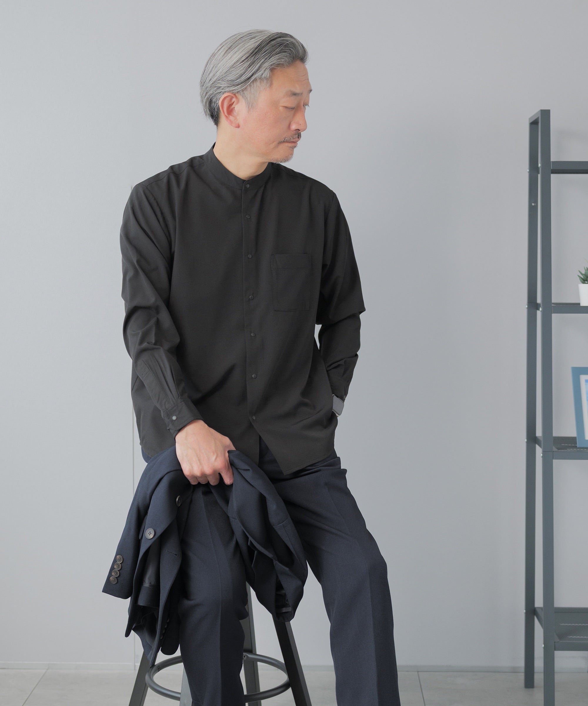 vokal スナップボタンパンツ ツイル裏起毛サイドボタンパンツ （チノ・ワークパンツ）｜ANAYI