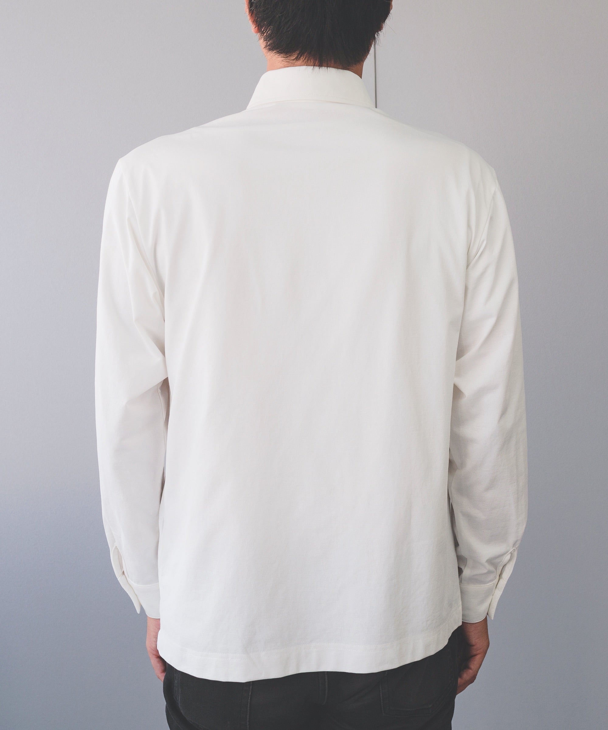 WAAC ホワイト ニットシャツ XS WAAC ホワイト ニットシャツ XS