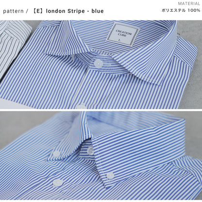 ストライプ BD / ワイド ドレスシャツ