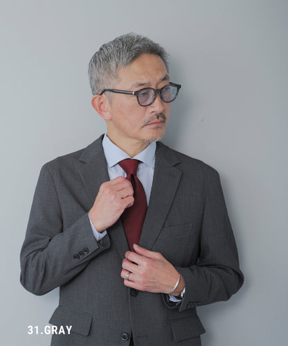 【renewal】.tailored ウールライク セットアップ