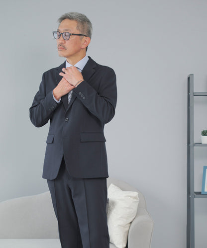 【renewal】.tailored ウールライク セットアップ