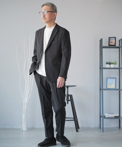 【renewal】.tailored ウールライク セットアップ