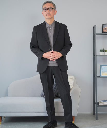 【renewal】.tailored ウールライク セットアップ