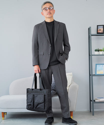 【renewal】.tailored ウールライク セットアップ