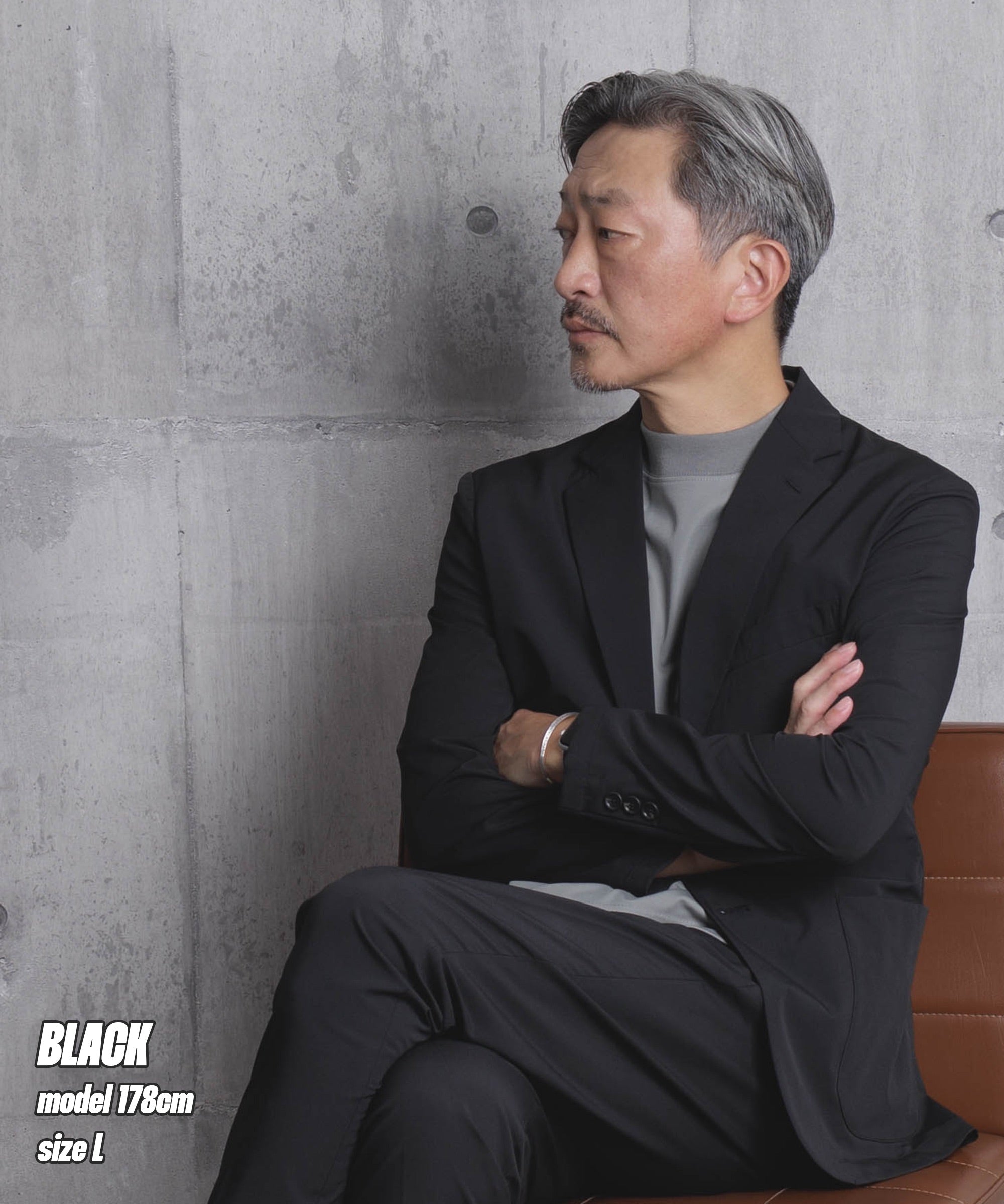 acka セットアップ スタイリッシュジャケット《セットアップ着用可》 (ACJK3108-91