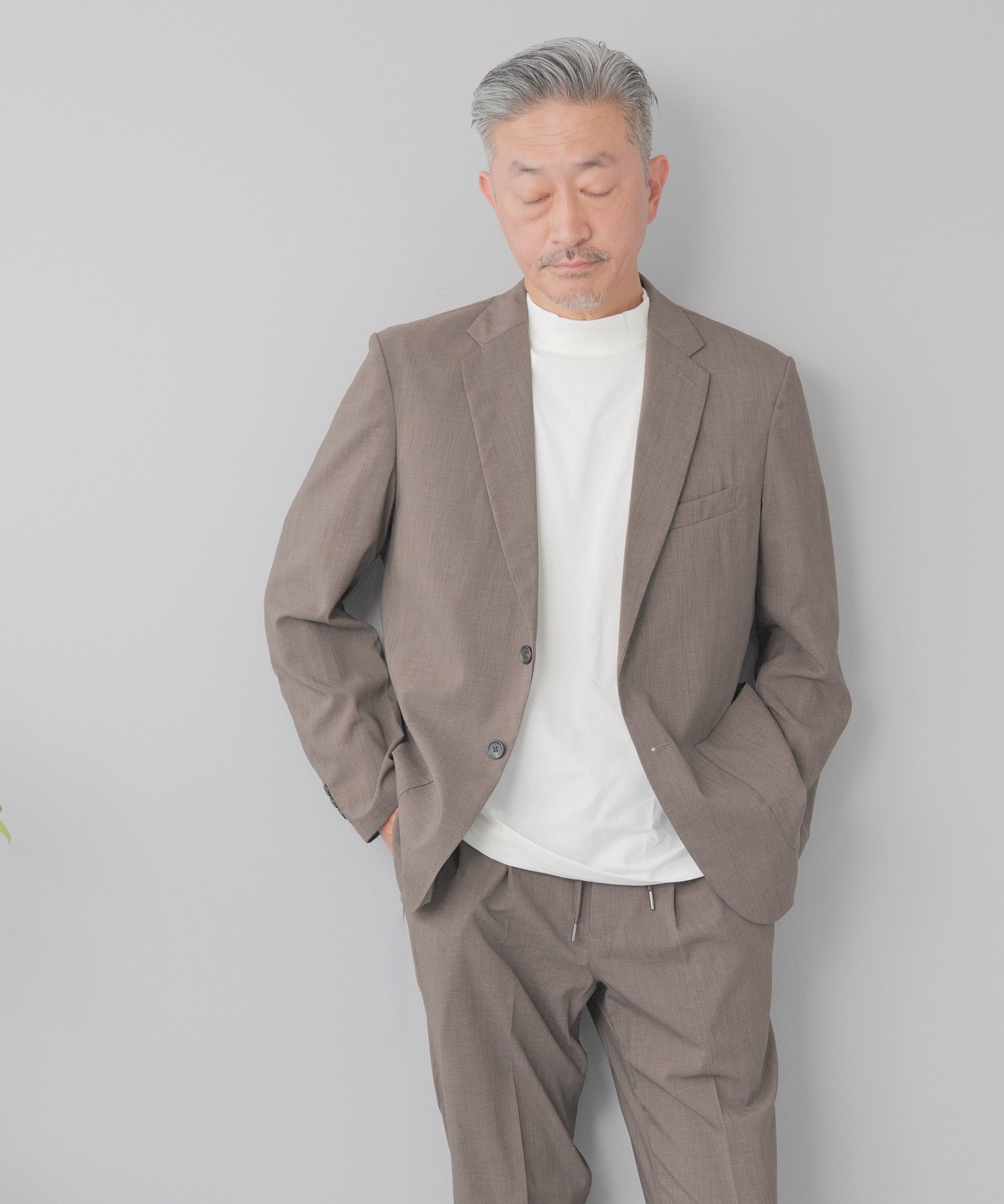 AWC] テックリネンセットアップスーツ - AWC active worker components