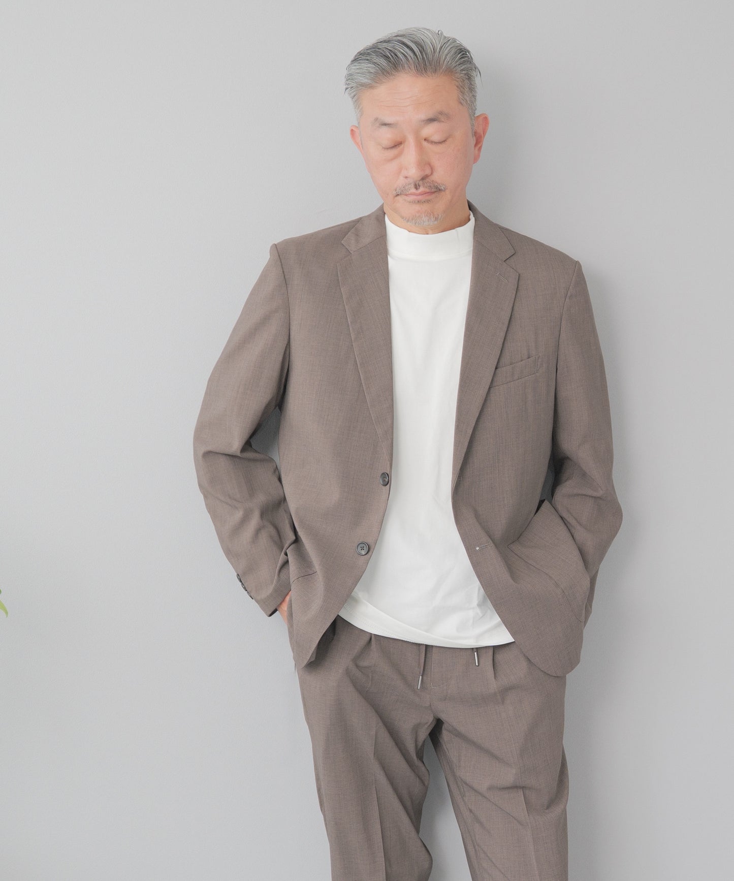 テックリネン セットアップスーツ