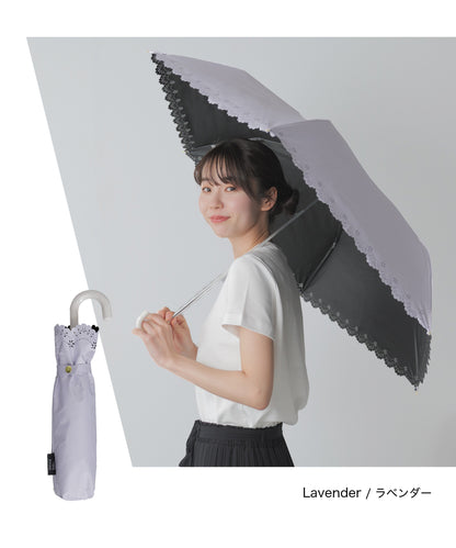 フラワーヒートカット折りたたみ傘