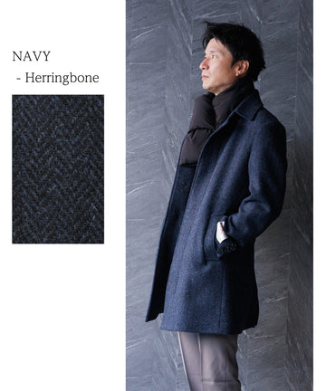 HARRIS TWEED ] ツイードステンカラーコート – AWC │ active worker 