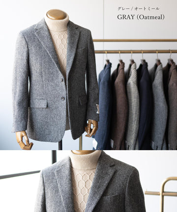 HARRIS TWEED ] ツイードテーラードジャケット – AWC │ active worker 