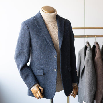 HARRIS TWEED ] ツイードテーラードジャケット – AWC │ active worker 