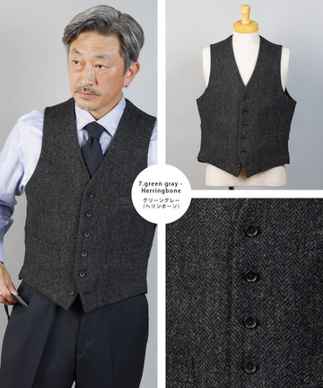 HARRIS TWEED ] ハリスツイード オッドベスト – AWC │ active worker 