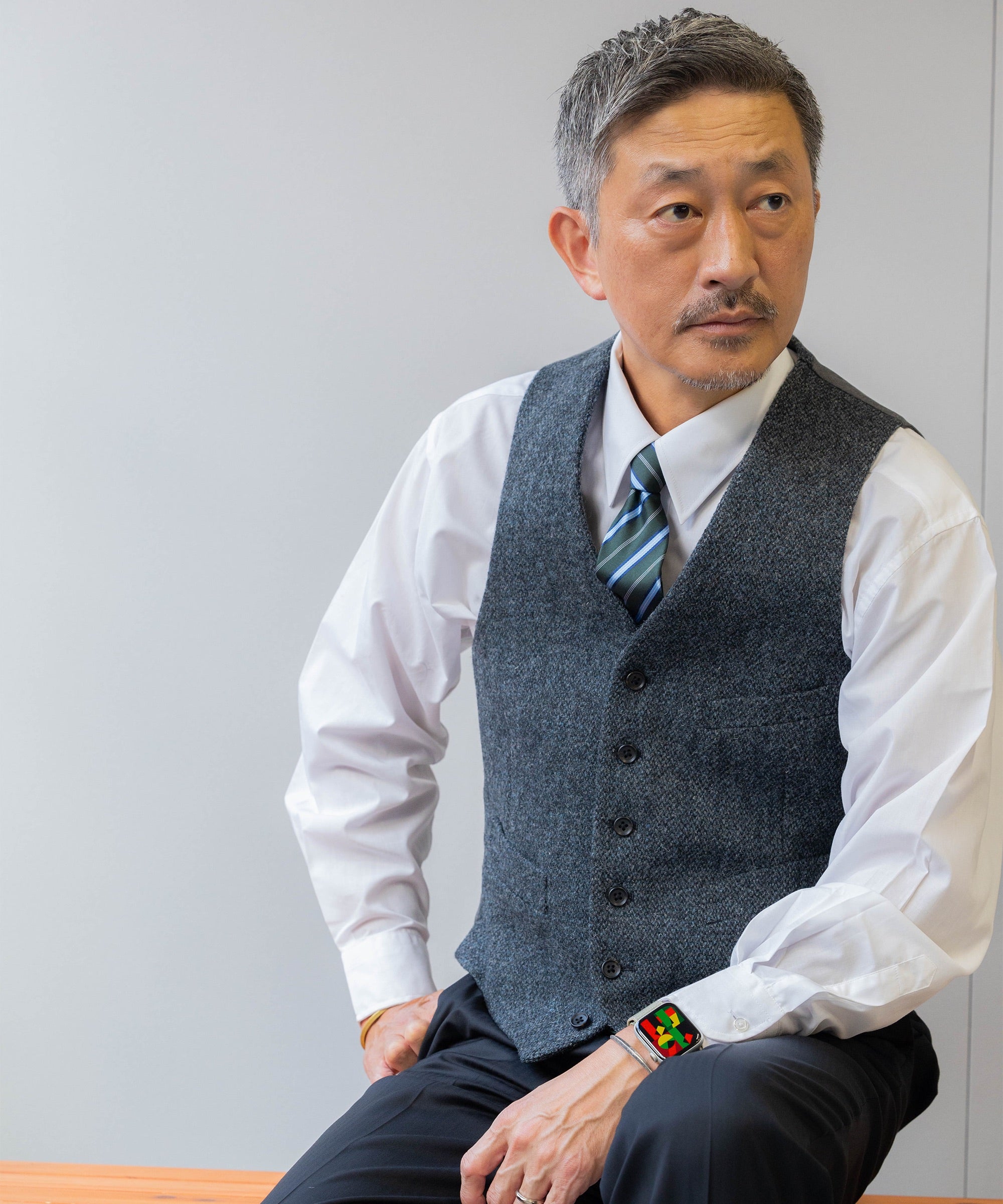 ウール Tweed ハリスツイード ベスト メンズ HARRIS TWEED ハリス