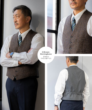 HARRIS TWEED ] ハリスツイード オッドベスト – AWC │ active worker 