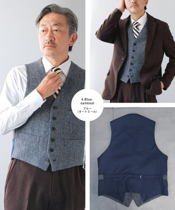HARRIS TWEED ] ハリスツイード オッドベスト – AWC │ active worker 