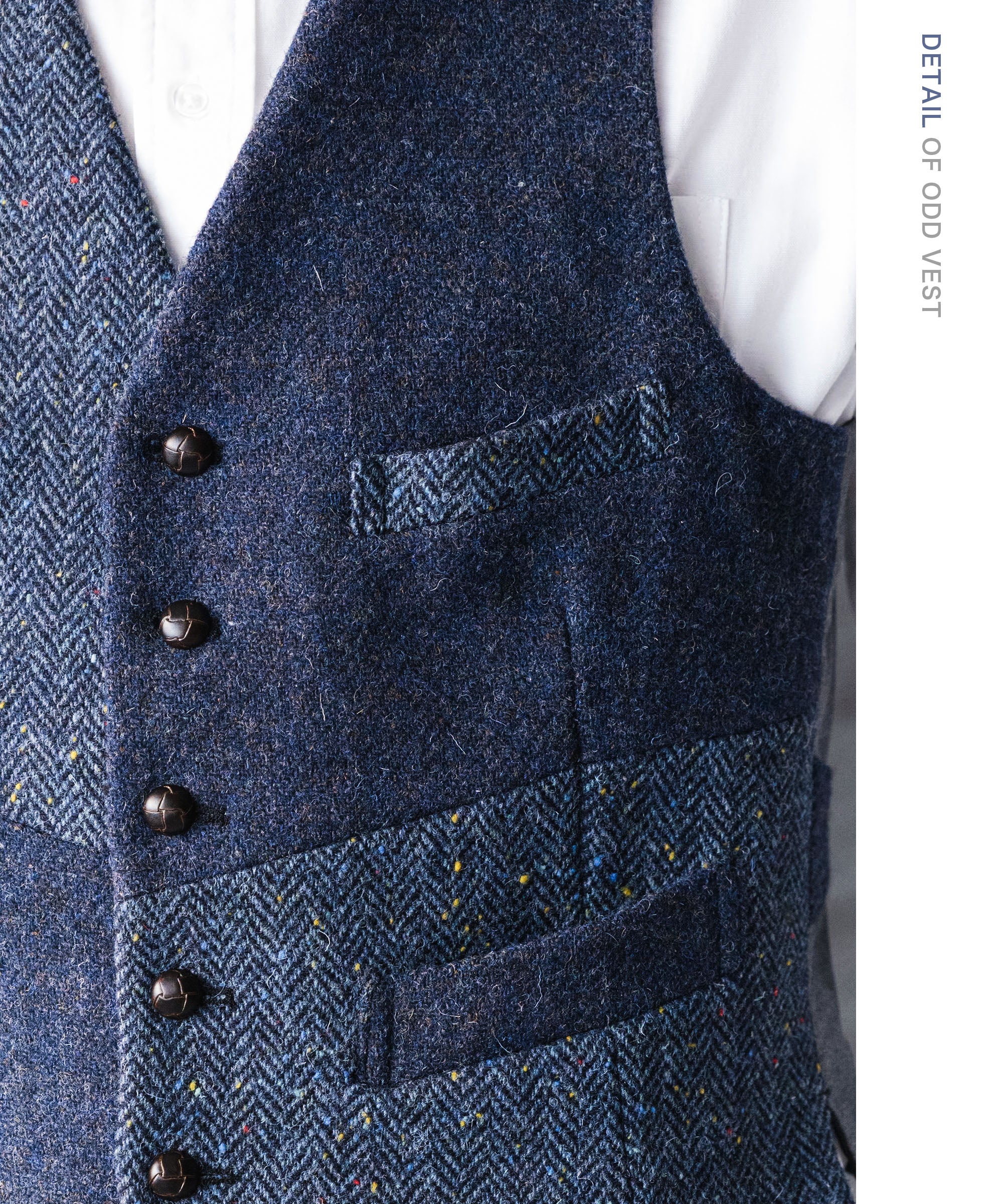 HARRIS TWEED ] ハリスツイード クレイジーパターンオッドベスト – AWC │ active worker components