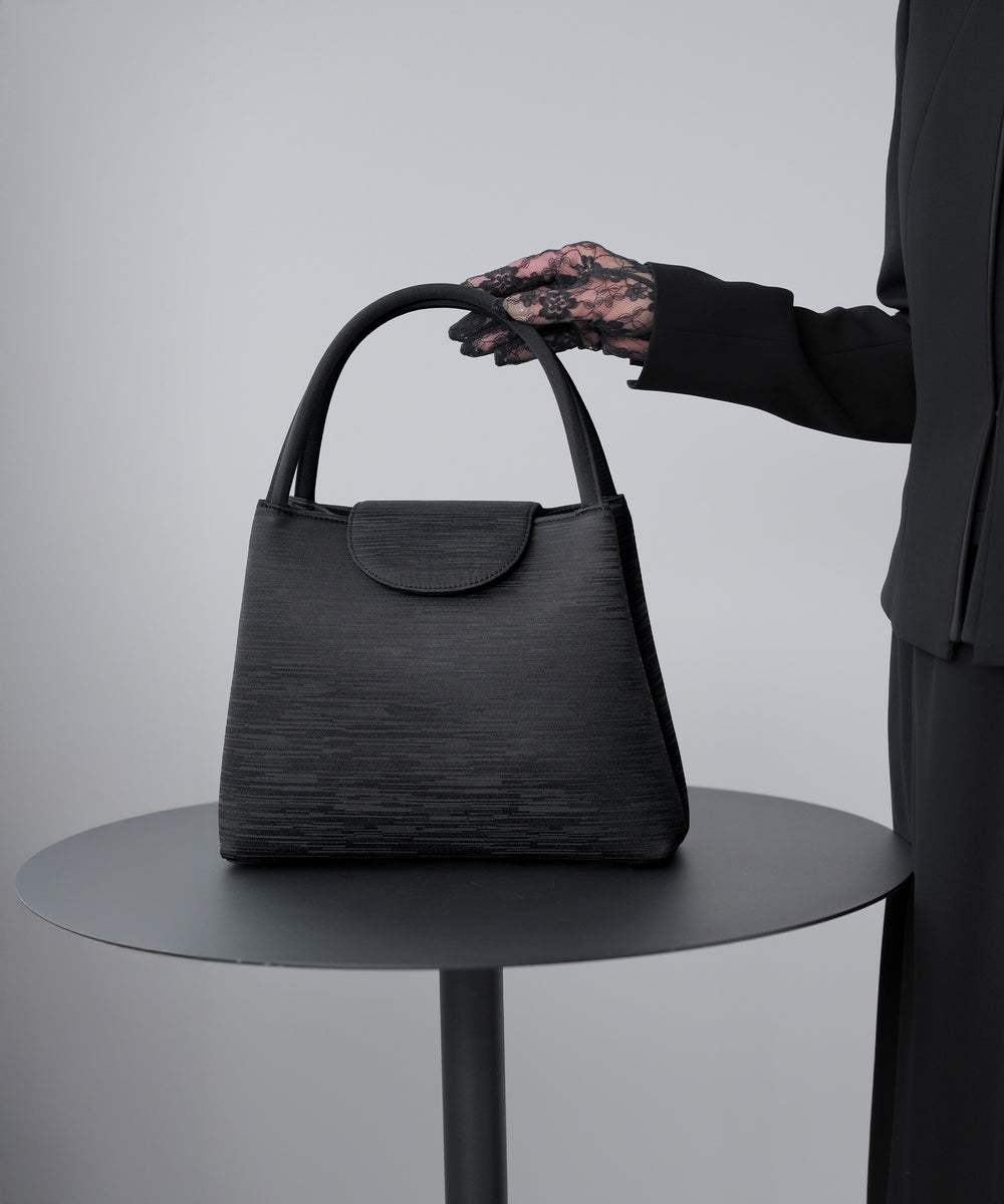 [ 日本製 ]  国産ジャガード 縦型フォーマルバッグ