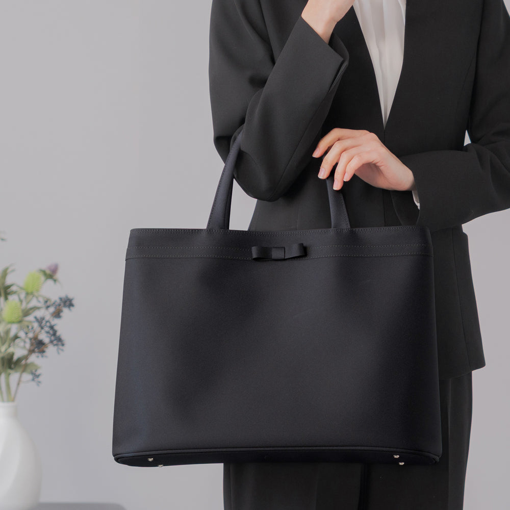 お受験対応 リボントートバッグ