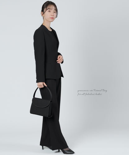 米沢織 花柄 フォーマルバッグ