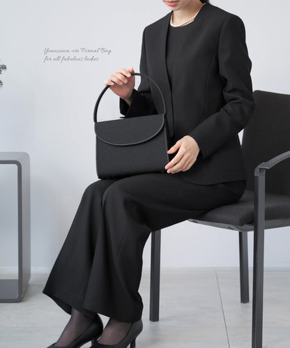 米沢織 花柄 フォーマルバッグ