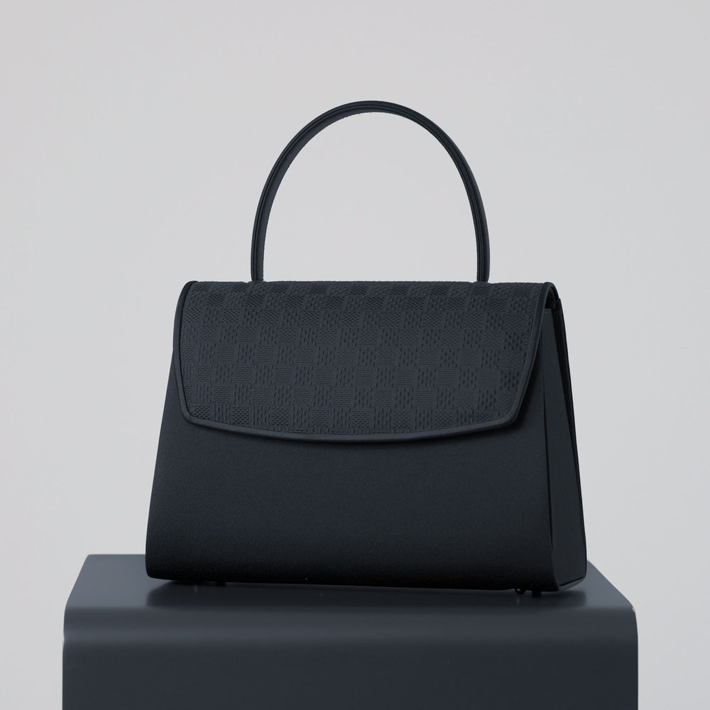 博多織 市松模様 フォーマルバッグ