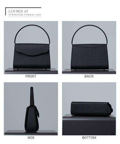 ホースヘアーフォーマルバッグ 台形型