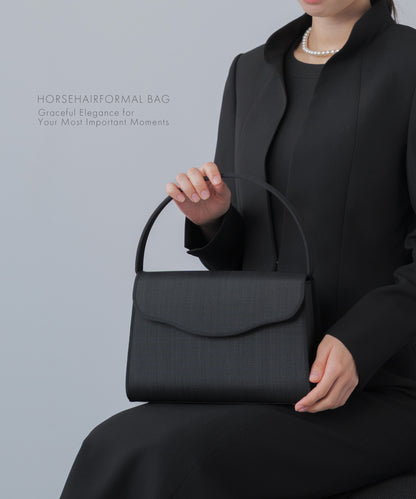 ホースヘアーフォーマルバッグ 台形型