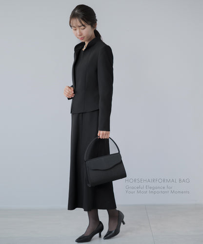 ホースヘアーフォーマルバッグ 台形型