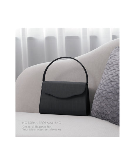 ホースヘアーフォーマルバッグ 台形型