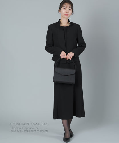 ホースヘアーフォーマルバッグ 台形型