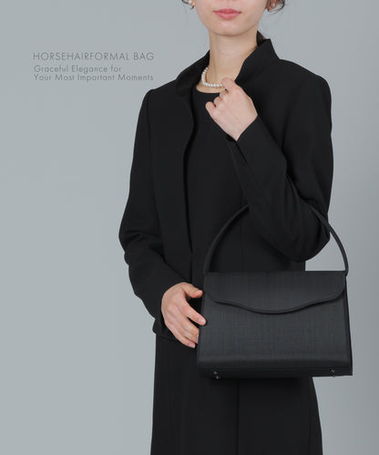 ホースヘアーフォーマルバッグ 台形型