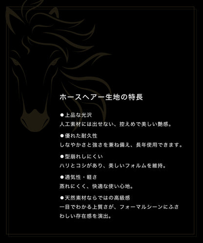 ホースヘアーフォーマルバッグ 台形型