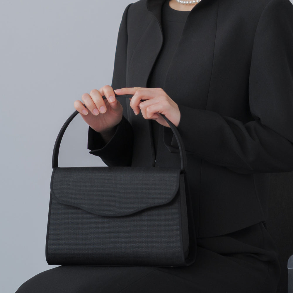 ホースヘアーフォーマルバッグ 台形型