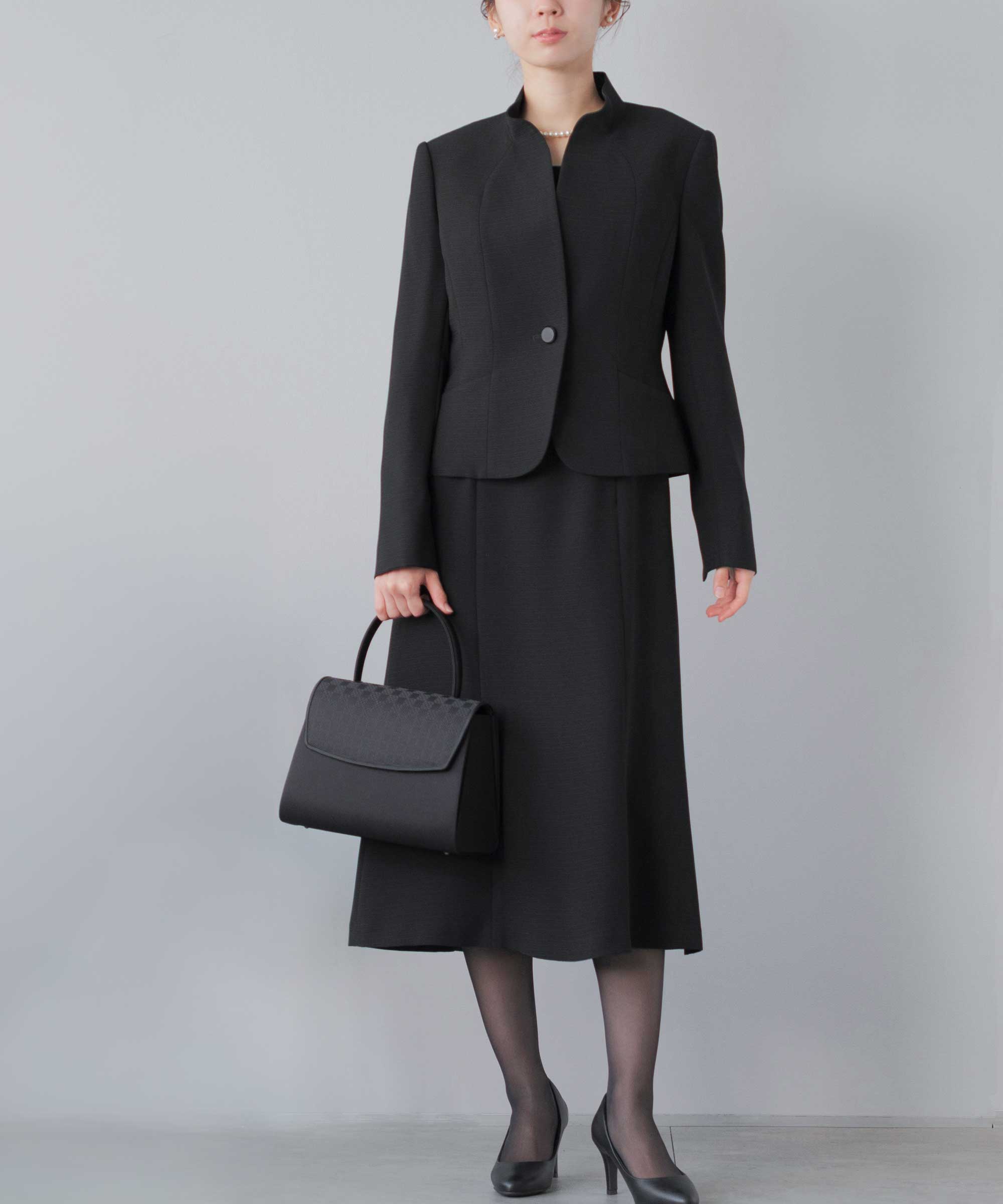 フリルスタンド襟 ロング ブラックフォーマル – AWC │ active worker