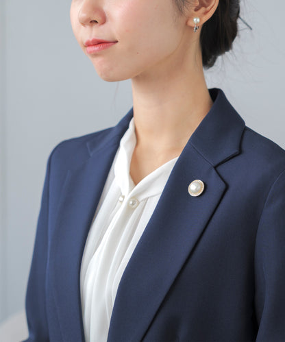 フォーマル パールブローチ