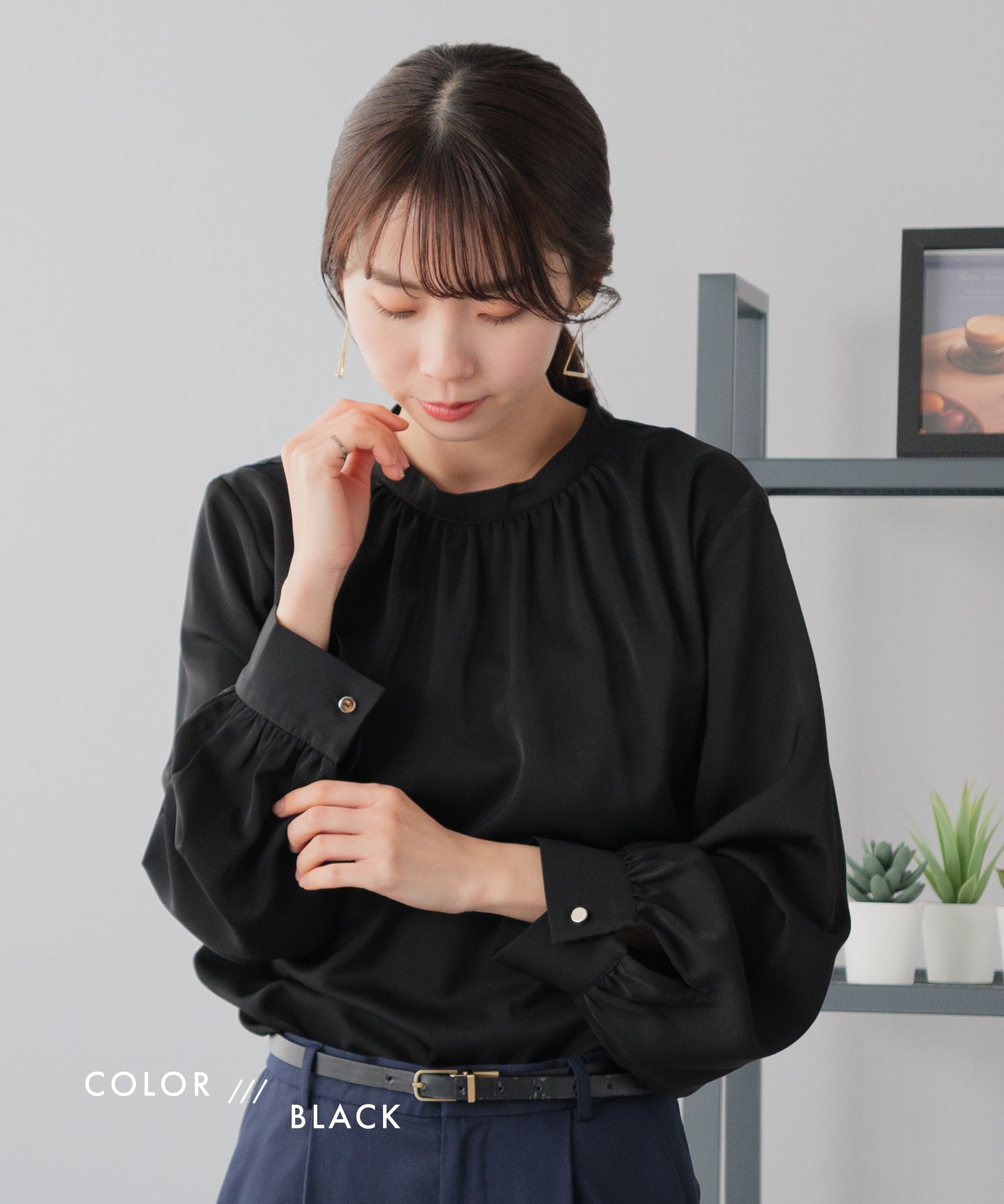 フラダンス　ブラウス　黒2枚　青2枚　合計4枚 マウナロア【Maunaloa】|フラダンス衣装の専門店|パフ7分袖