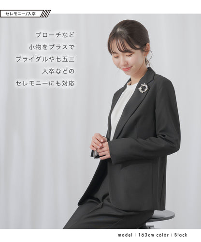 [Festinalente] マットサテンスタンドブラウス