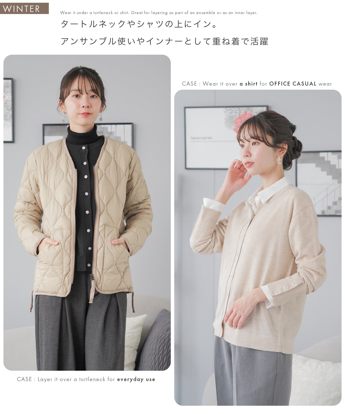 [ Festinalente ]  365日 カーディガン