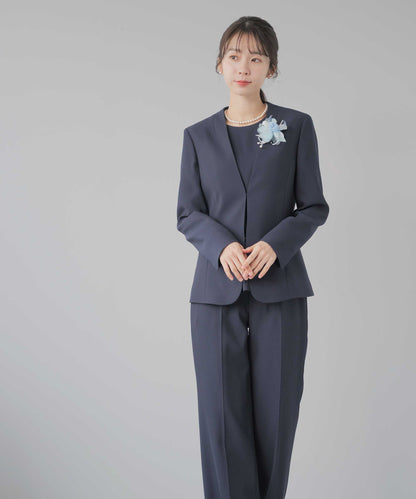 フォーマル対応セレモニーセミワイドパンツスーツ