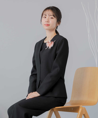 フォーマル対応セレモニーセミワイドパンツスーツ