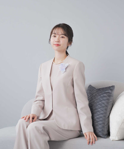 フォーマル対応セレモニーセミワイドパンツスーツ