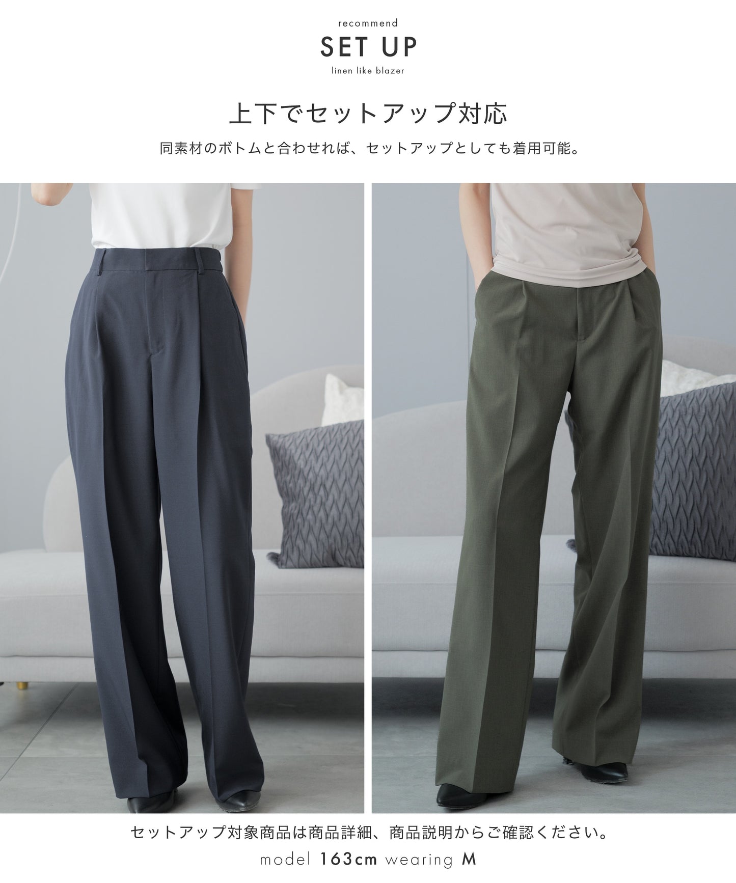 リネンライク 半袖ダブルジャケット