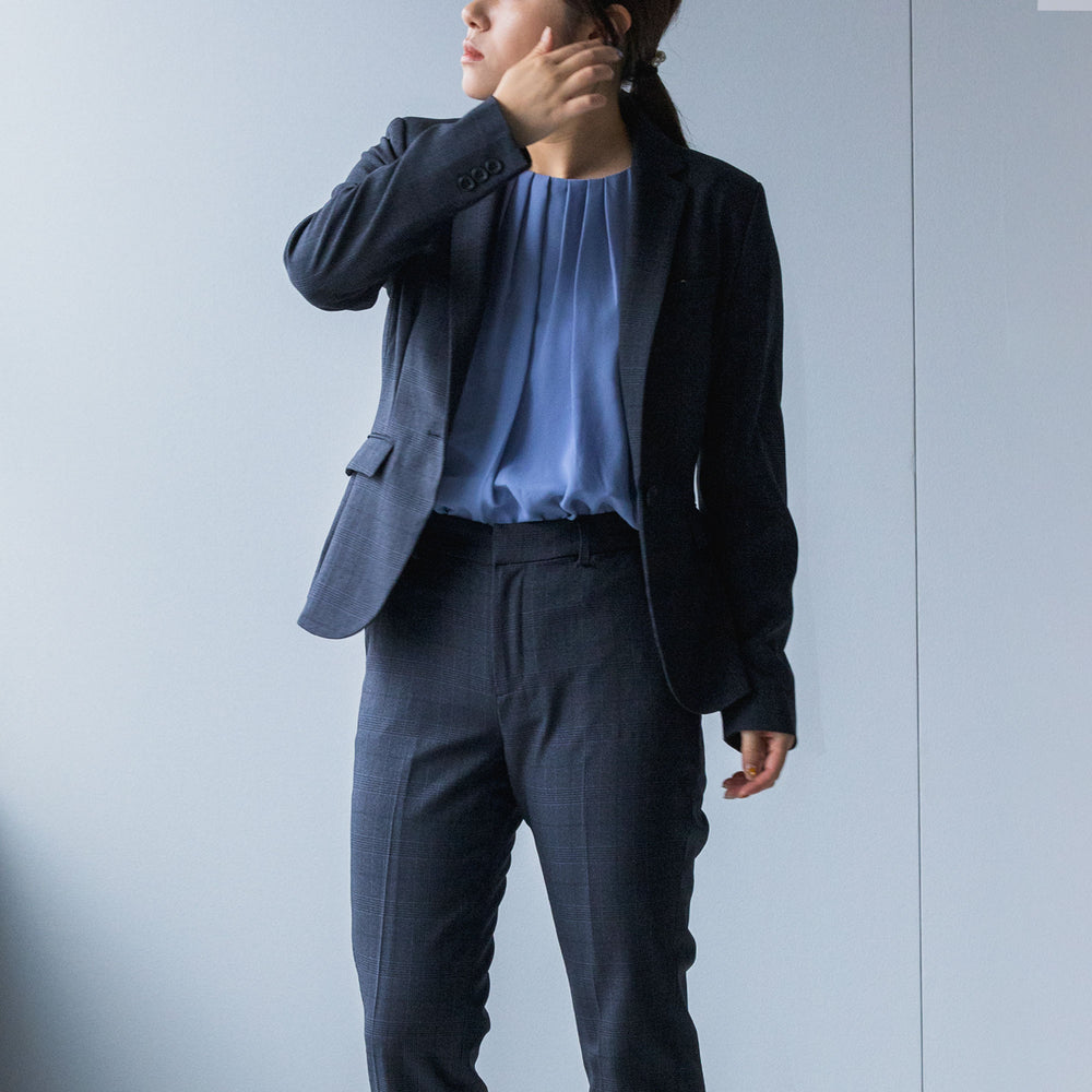 ストレスフリー テーラードジャケット セットアップ パンツスーツ