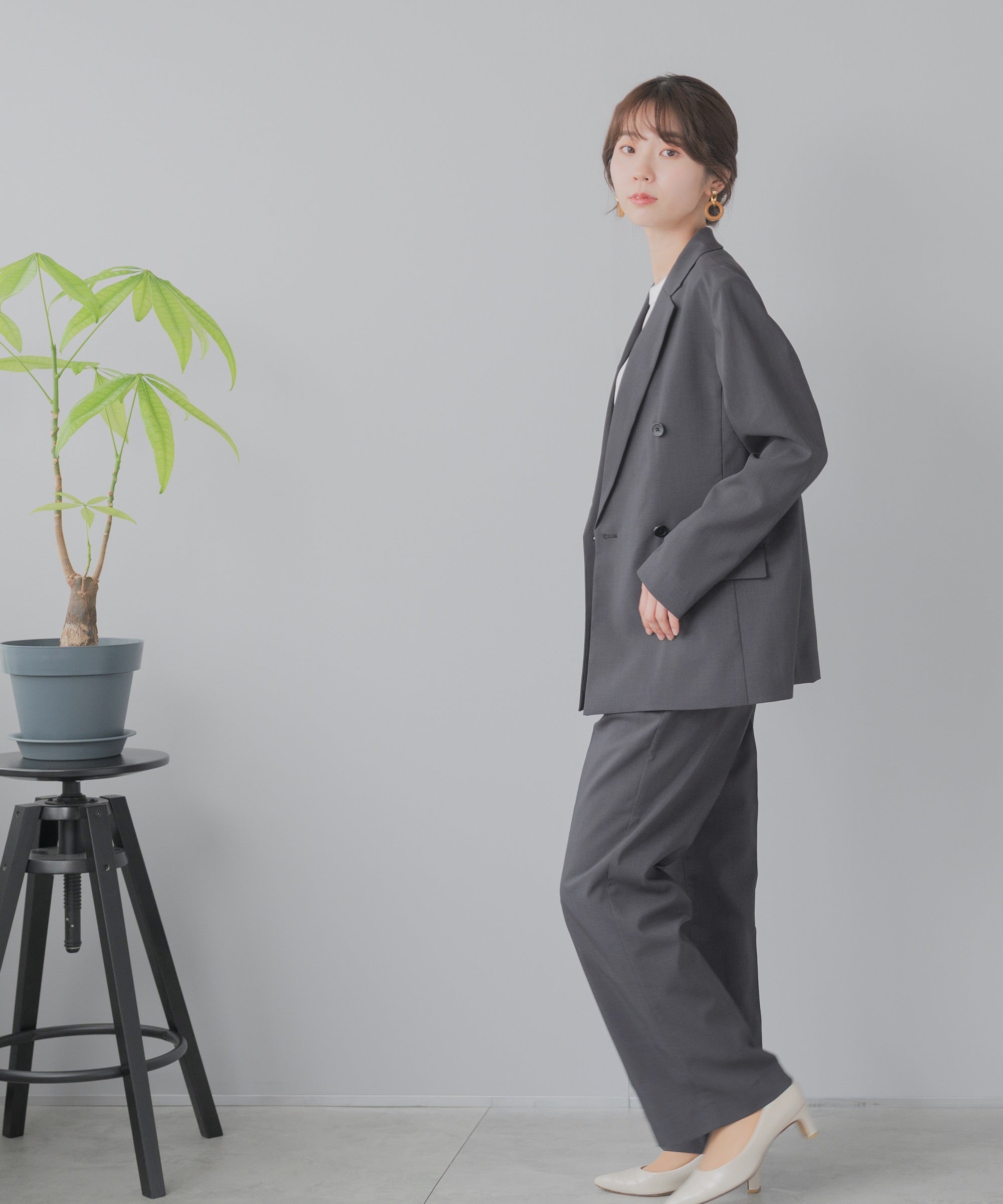 festinalente]テックリネン ダブルジャケット セットアップ – AWC