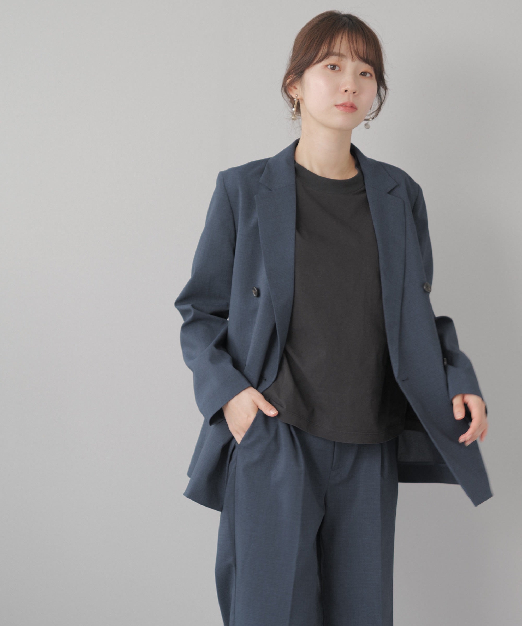 festinalente]テックリネン ダブルジャケット セットアップ – AWC