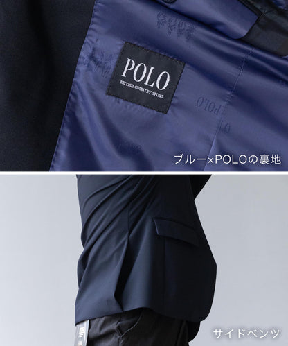 [POLO BCS] ストレッチ ネイビーブレザー