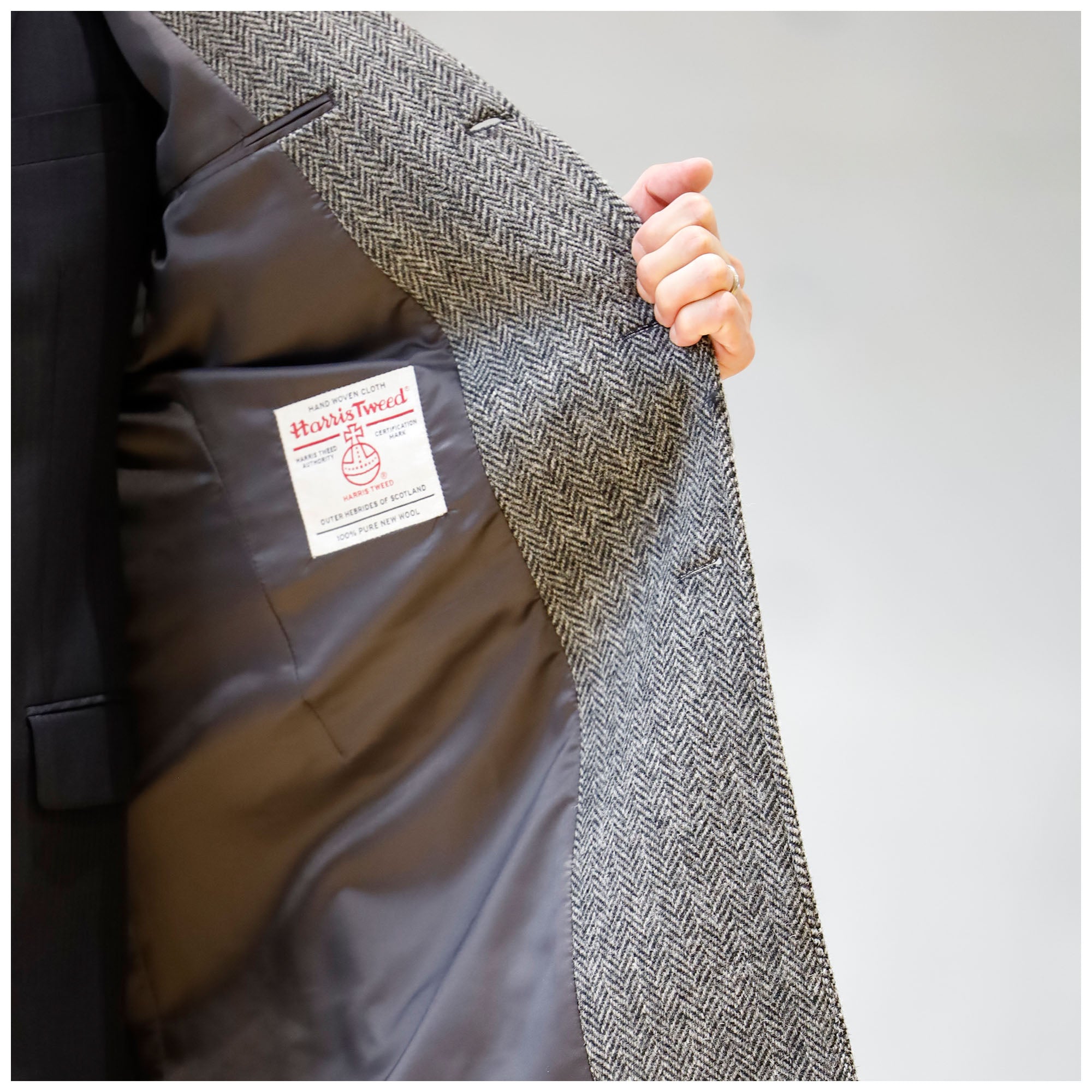 HARRIS TWEED ] ツイードチェスターコート – AWC │ active