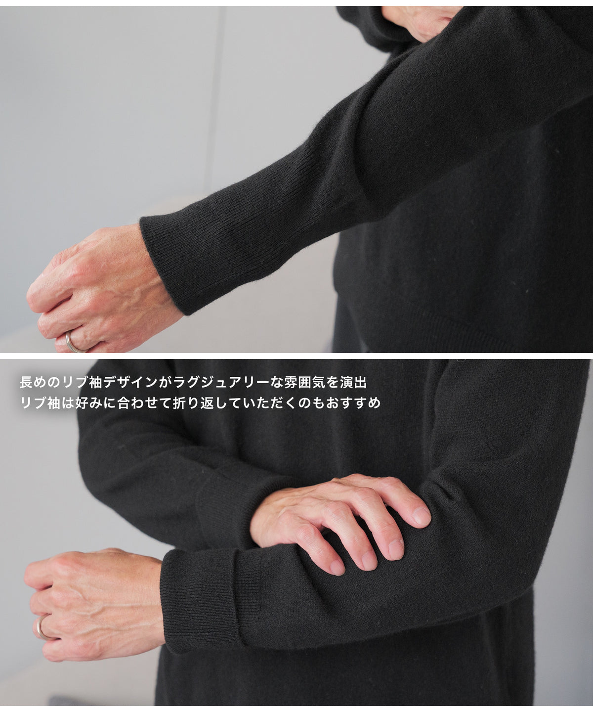 シティ クルーネック カシミヤセーター(TAION-100CMNDCI)
