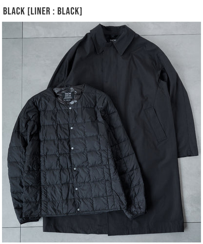 [TAION]2WAYバルカラーコート×インナーダウンジャケット（TAION-CR01B)